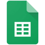 Google Sheets for budgeting and calculations.